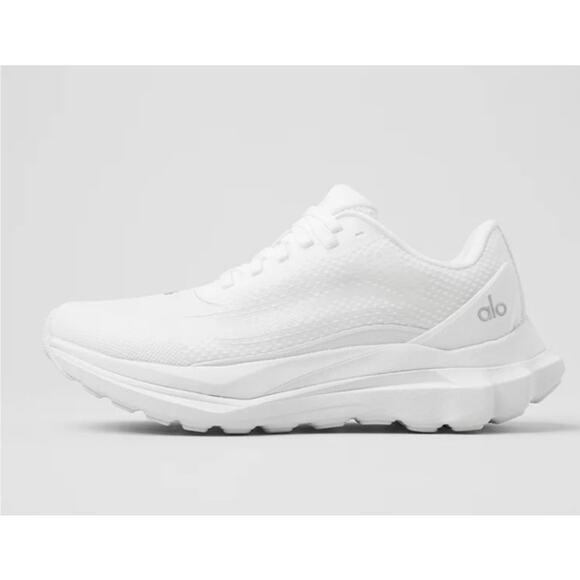ALO Yoga Shoes - Alo Runner Lace Up Running Performance Shoes Sneakers White 7